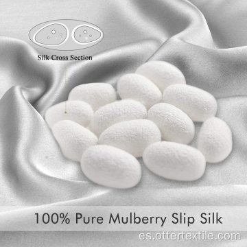 funda de almohada de satén de seda personalizada funda de almohada de seda de morera 100%